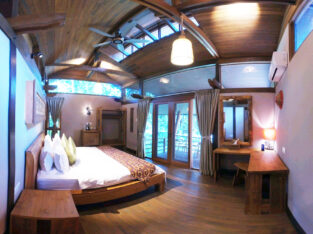 Sukau Rainforest Lodge Borneo chalet interior